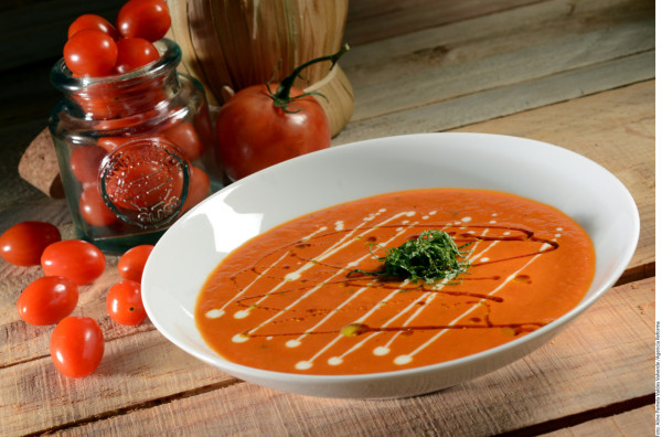 Receta de crema de tomates rostizados