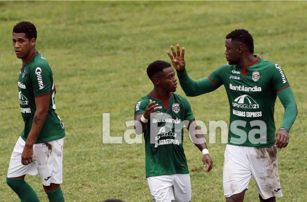 Marathón celebró en un carnaval de goles contra Juticalpa