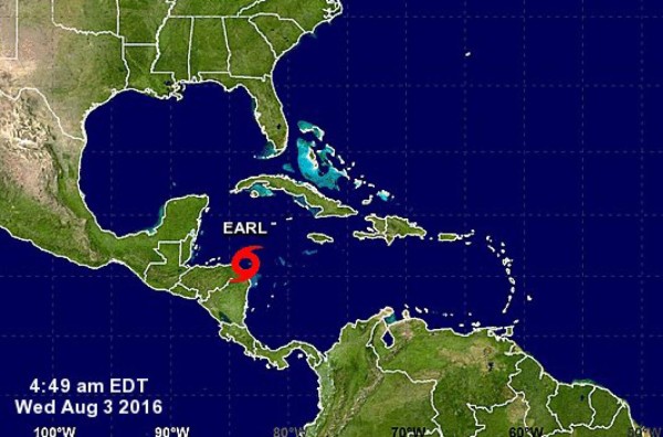 Tormenta tropical Earl a punto de convertirse en huracán en el Caribe