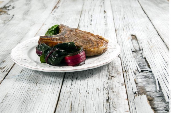 Cómo hacer chuleta de cerdo en salsa BBQ