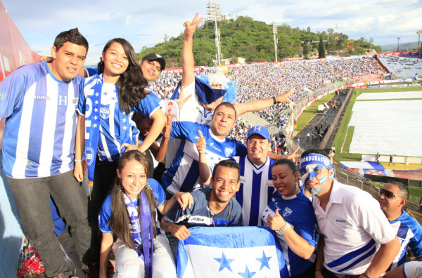 La afición hondureña, puro corazón