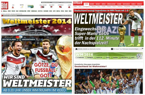 La prensa alemana eleva a Götze a la categoría de 'Dios del fútbol'