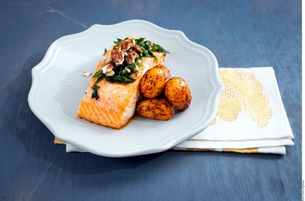 Salmón en salsa agridulce de soya