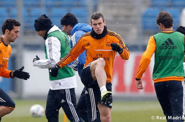 Bale se entrena a tope y está listo para volver de titular