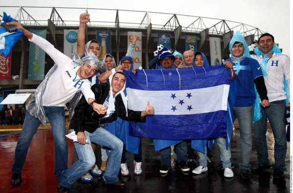La afición hondureña, puro corazón
