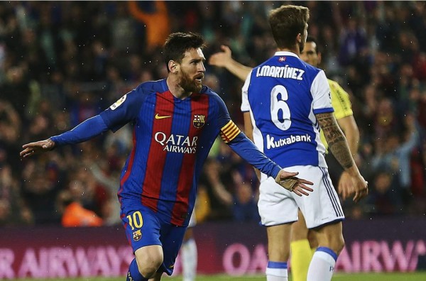 Messi mantiene con vida al Barcelona antes del clásico ante Real Madrid