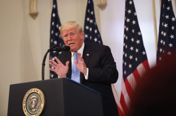 Trump se despide de la ONU con un show ante la prensa