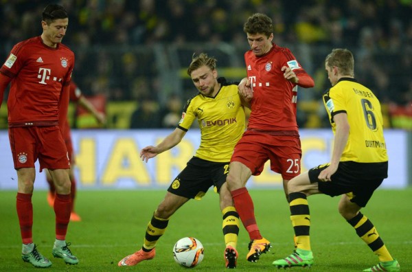 Dortmund y Bayern Múnich no se hicieron daño