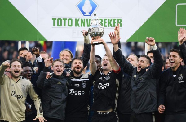 El Ajax es campeón de la Copa de Holanda y sueña con el triplete