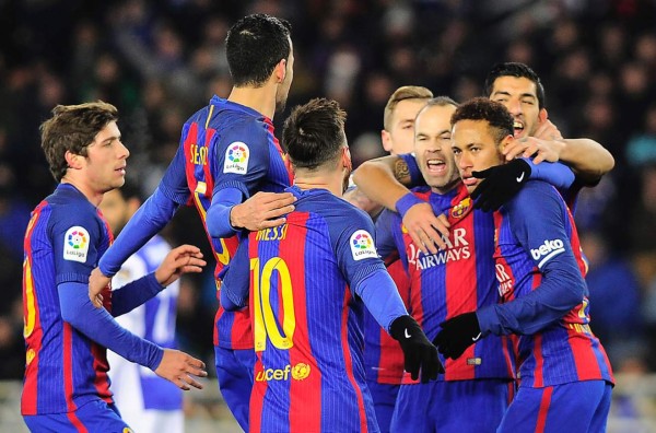 El Barça gana por la minima a la Real Sociedad y tiene un pie en semifinales de la Copa del Rey