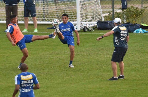 Honduras realizó su primer entrenamiento en Porto Feliz