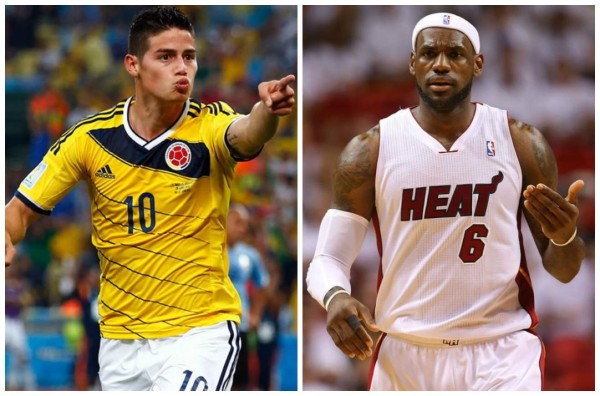 LeBron se rindió a James: '¡Mi jugador favorito del Mundial!'