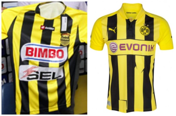 TOP: Los uniformes parecidos de equipos de fútbol