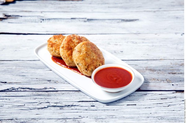 Tortitas de papa con atún