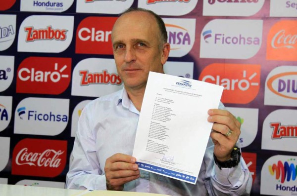 Fabián Coito anuncia convocatoria de Honduras para disputar los Juegos Panamericanos