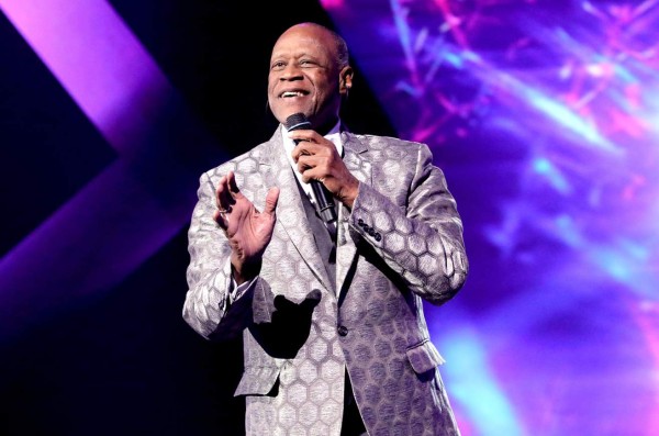 LAS VEGAS, NV - NOVEMBER 16: Singers Johnny Ventura performs onstage during the 2016 Person of the Year honoring Marc Anthony at MGM Grand Garden Arena on November 16, 2016 in Las Vegas, Nevada. (Photo by John Parra/WireImage)