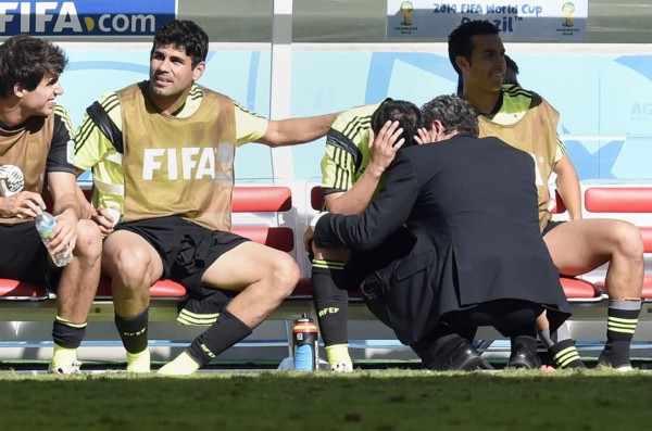Villa se retira de la selección de España entre lágrimas