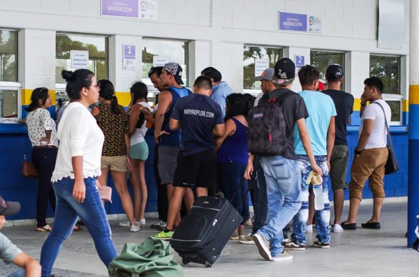 Cerca de 40,000 hondureños han sido deportados por vías aérea y terrestre