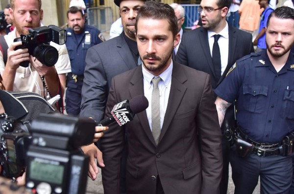 Shia LaBeouf es culpable de conducta errática