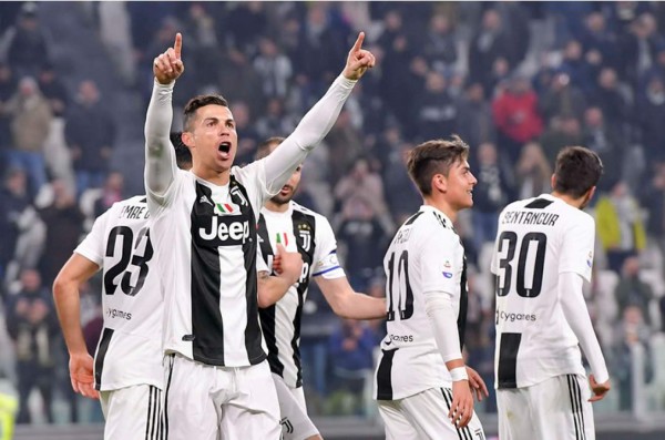 Juventus y Cristiano Ronaldo avisan al Atlético con una goleada al Frosinone