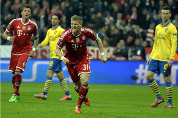 Bayern Múnich avanza a cuartos de Champions y elimina al Arsenal