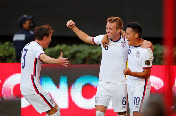 Estados Unidos le pasó por encima a la República Dominicana en la segunda jornada del Preolímpico Sub-23. Foto EFE