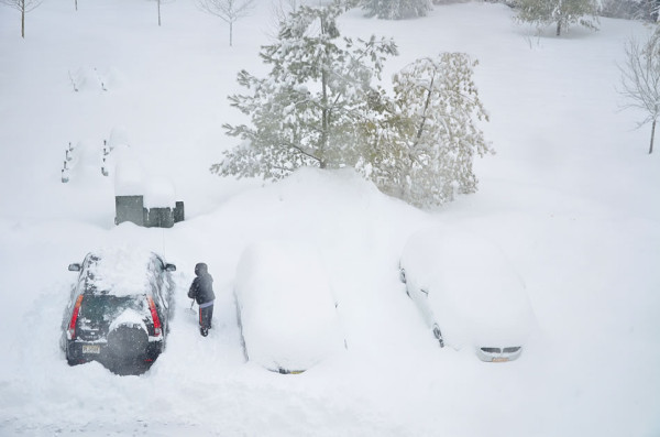 Tormenta Pax cubre de nieve el este de EUA