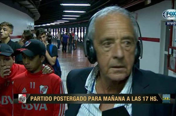 Video: Presidente de River tuvo que salir corriendo en plena entrevista