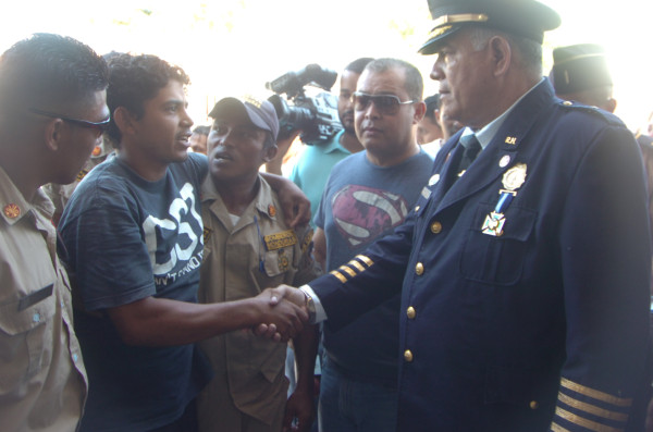 Luis se reencuentra con sus ángeles guardianes