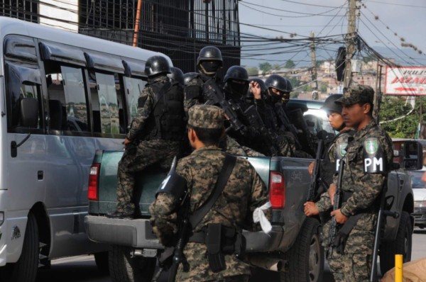Policía Militar abarcará los 18 departamentos de Honduras
