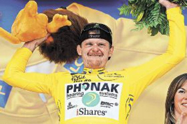 Floyd Landis, a pasear por París