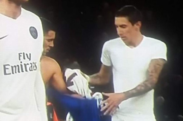 Destrozan en críticas a Hazard por cambiar camiseta con Di María