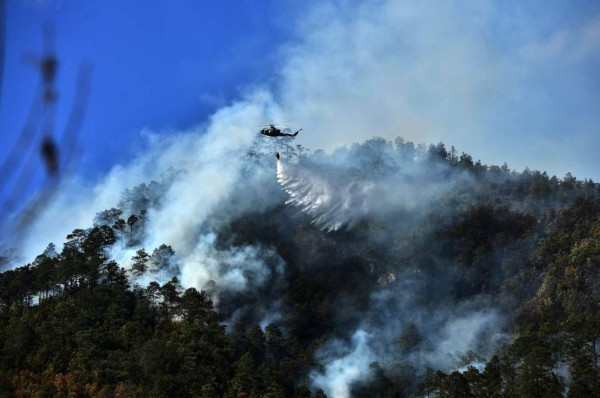 Guatemala agradece a Honduras por el apoyo aéreo para mitigar un incendio forestal