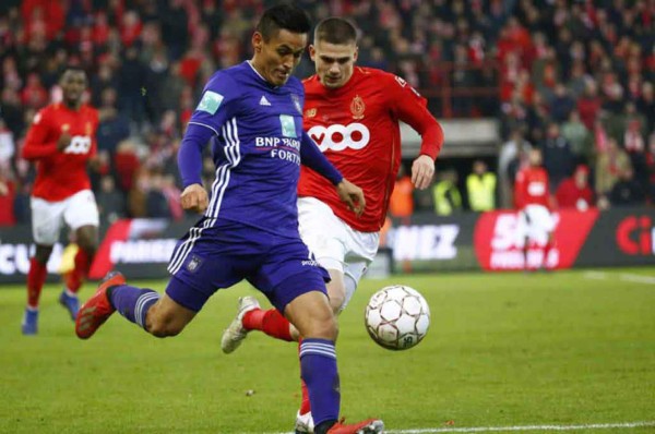 Andy Nájar y el motivo del porqué volvió a la titularidad con Anderlecht