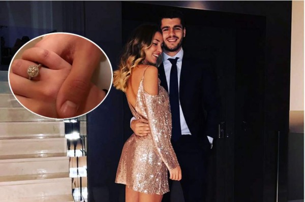 Álvaro Morata interrumpe el show de un mago para pedir matrimonio a su novia