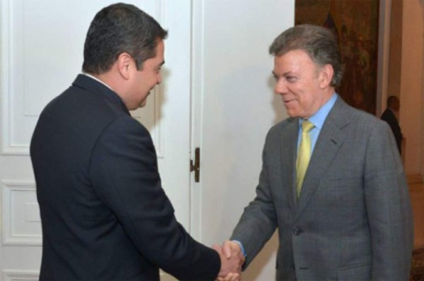 Presidente de Colombia visitará Honduras el martes