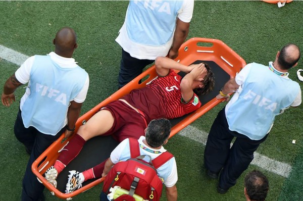 Fabio Coentrao no jugará más en el Mundial por lesión