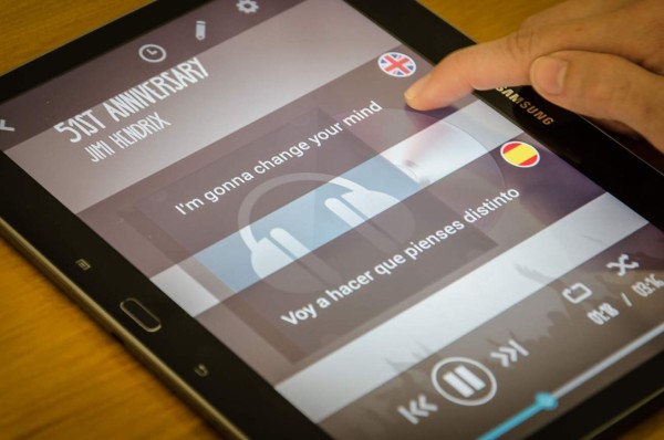 Aplicación convierte el reproductor de música en un maestro de inglés