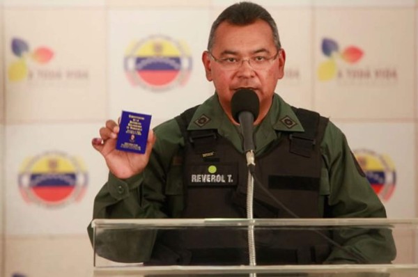 EUA acusará de narcotráfico a comandante de la Guardia venezolana