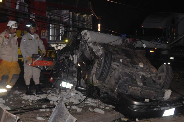 Cuatro muertos en accidente en Tegucigalpa