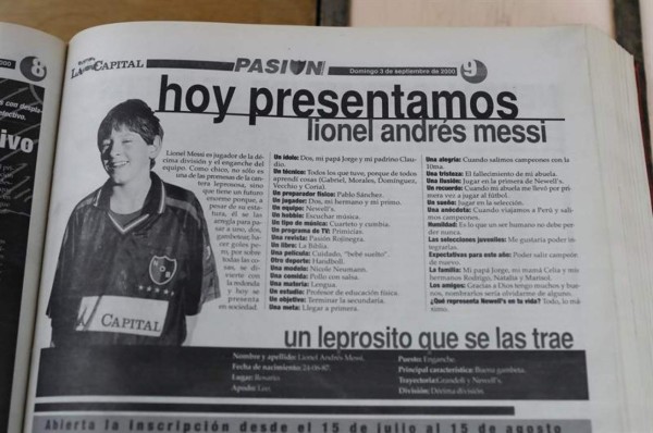Pizzuto, la periodista que escribió la primera entrevista a Messi