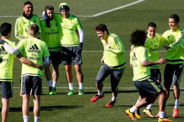 El juego 'cachondo' en entrenamientos del Real Madrid
