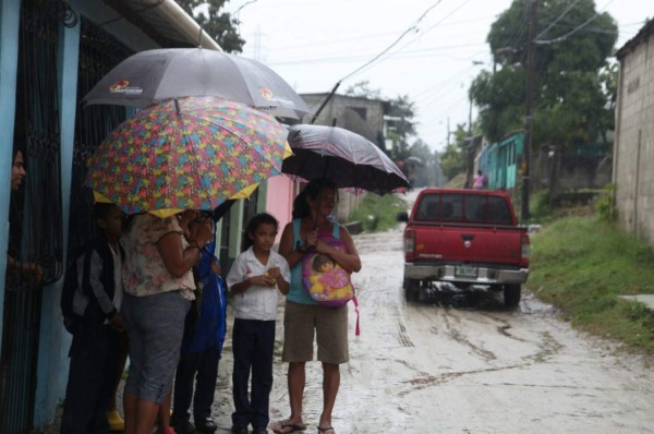 Las lluvias y el frío seguirán hoy en el Valle de Sula