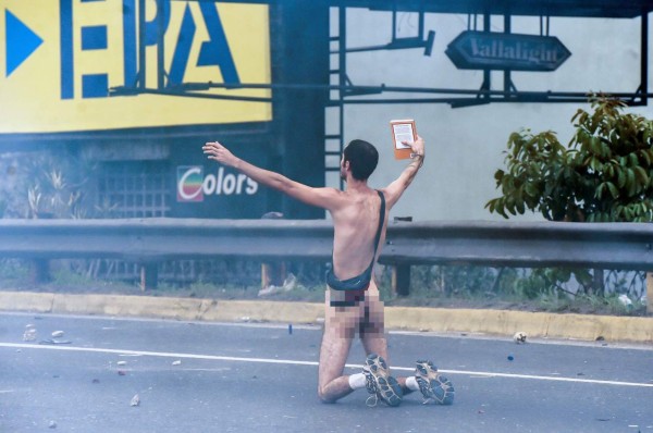 Íconos de las protestas opositoras en Venezuela