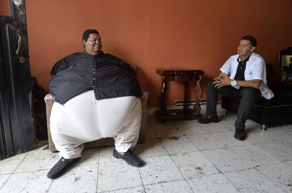 El desafío del hombre más obeso de Colombia