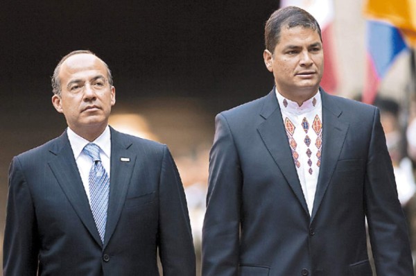 Calderón y Correa crearían organización