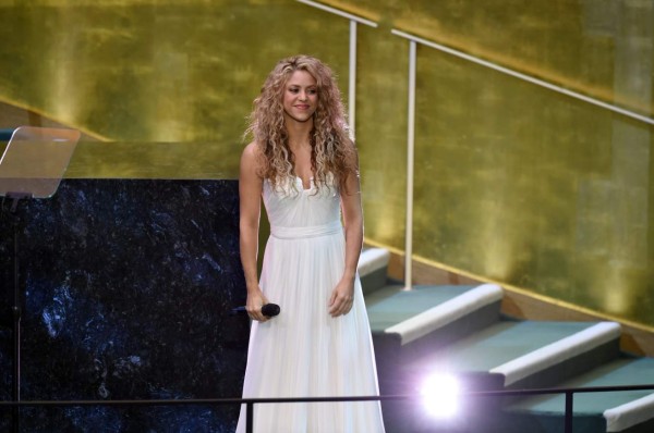 Shakira pone música a la cumbre de la ONU