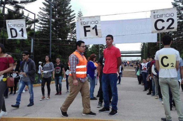 La Unah espera 17,400 aspirantes en los tres días que harán la PAA
