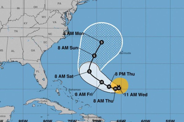 Huracán José avanza hacia las Bahamas