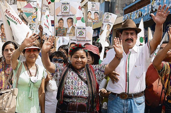 Menchú abrió la ruta indígena en la política